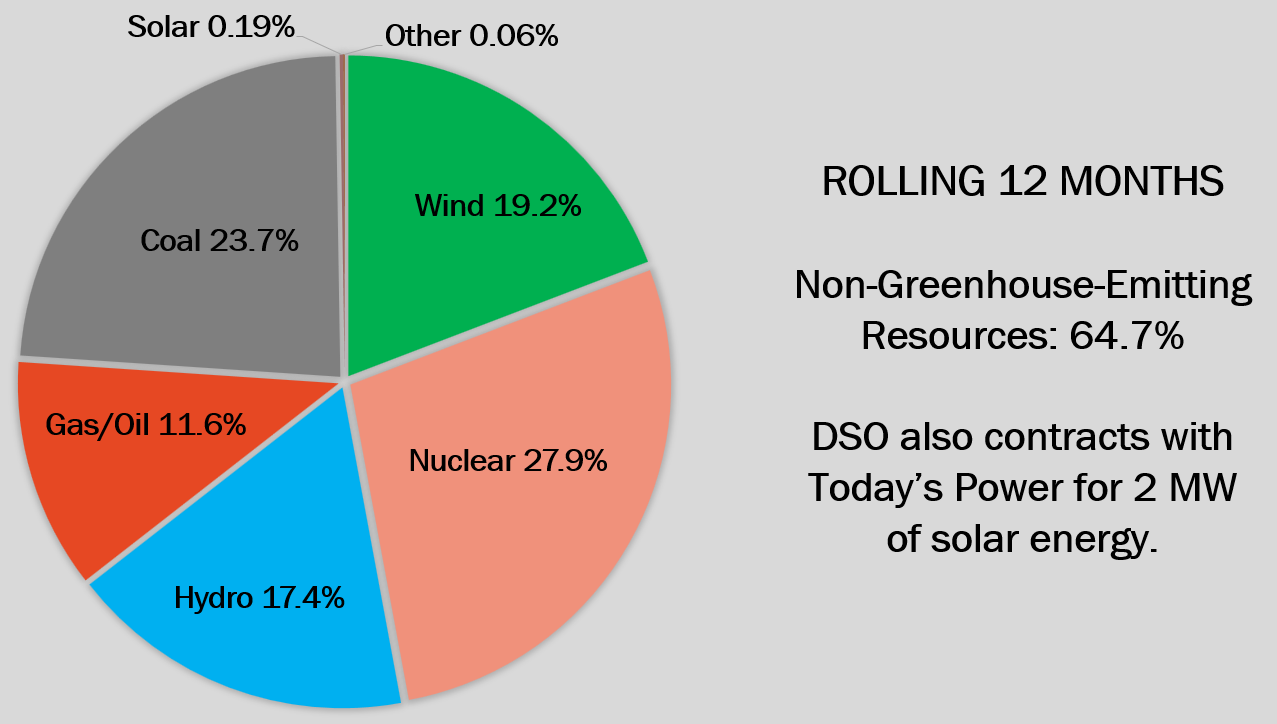 DSO Fuel Source Mix