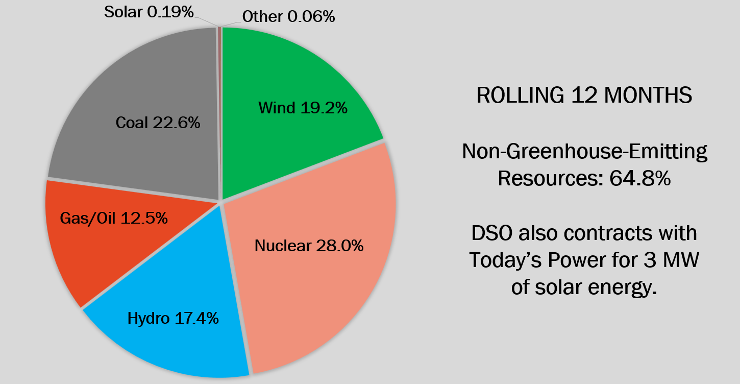 DSO Fuel Source Mix