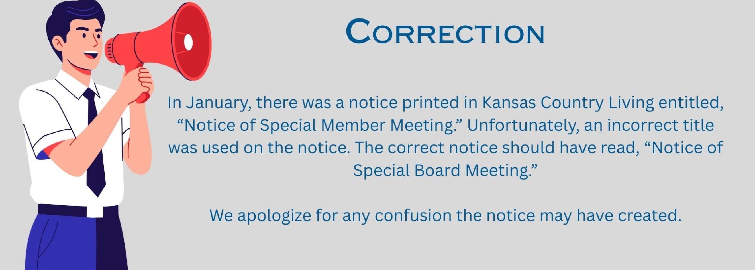 Correction
